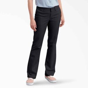 Dickies Women's FLEX Slim Fit Bootcut Pants 2R